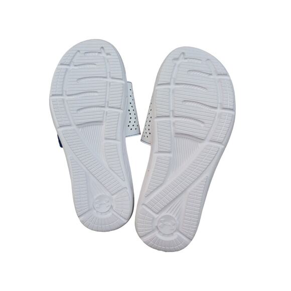 Under Armour Texas Flag Slides Sandals Men 7 Ignite White Red Blue Shoes New - Picture 3 of 15